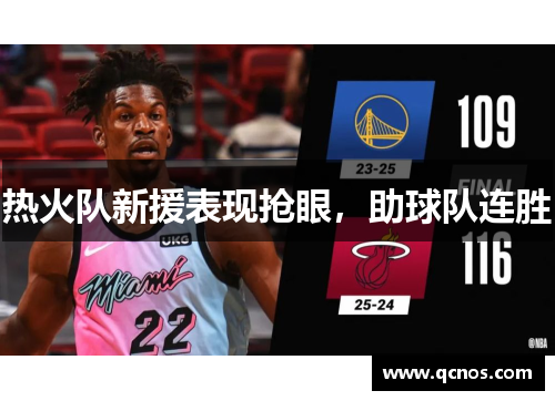 热火队新援表现抢眼，助球队连胜